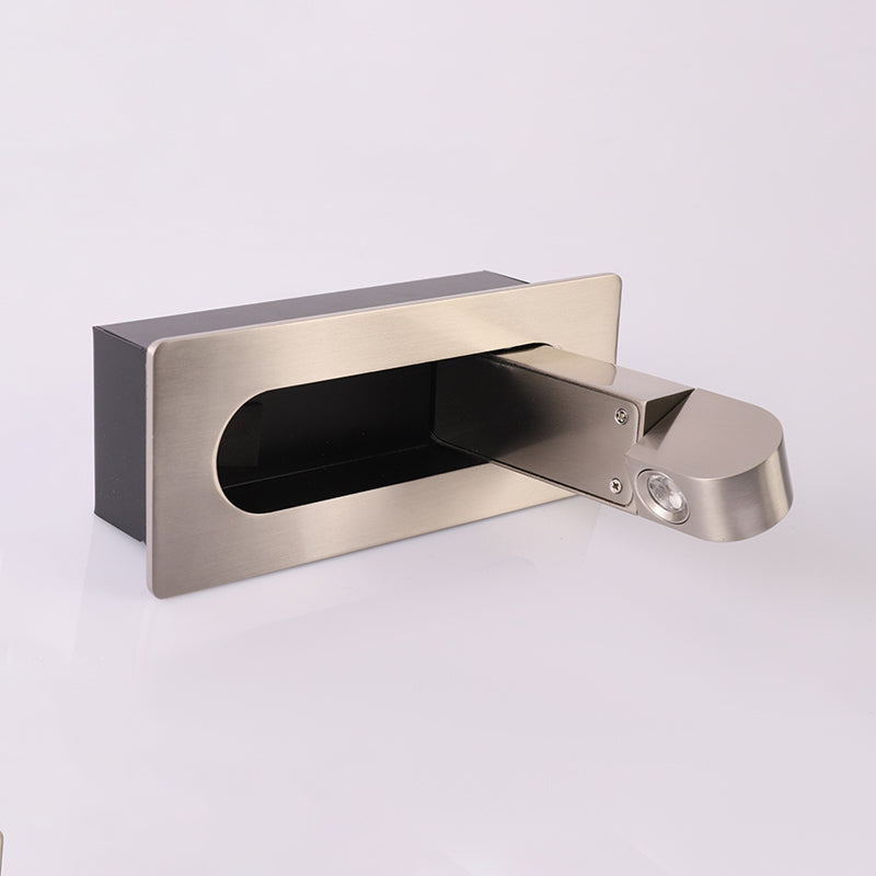 Modern Metal Wall Sconces Rectangle Shape Wall Light for Bedroom