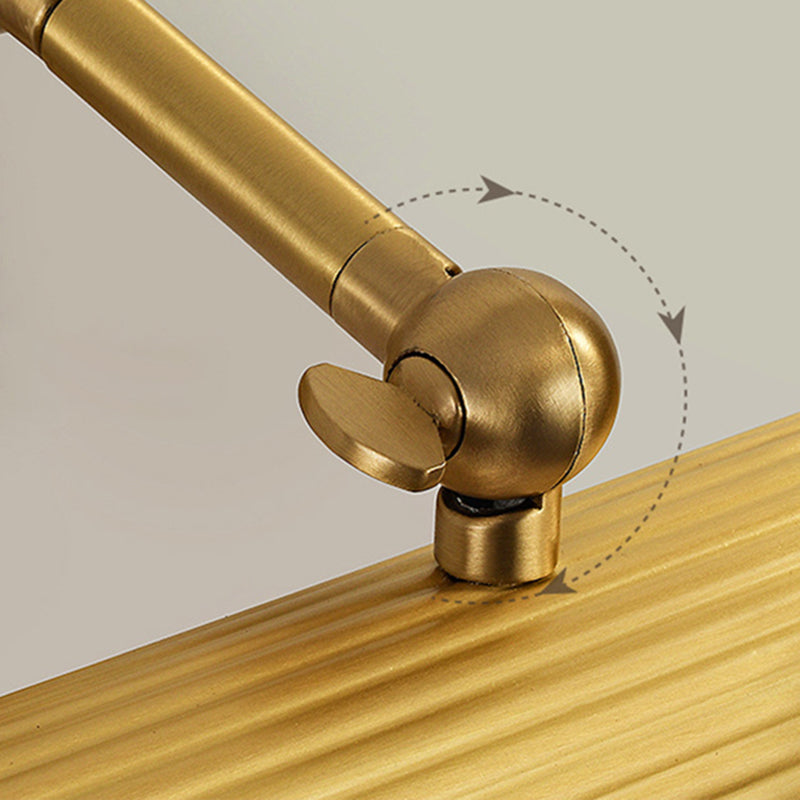 Solid Brass Bath Bar Post Modern 2 - Light Bathroom Vanity Lighting in Black / Gold