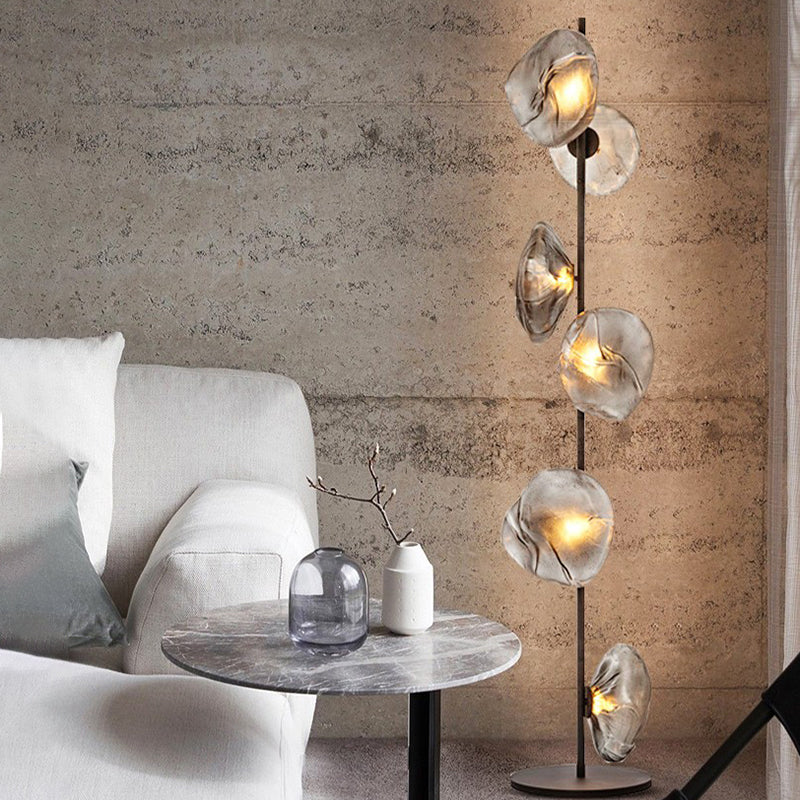 Modern Floor Lamp Creative Glass LED Floor Standing Light for Living Room