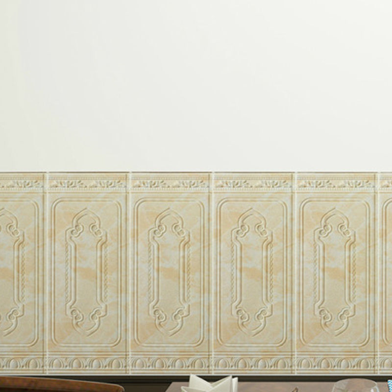 Modern 3D Wainscoting Waterproof Peel and Stick Indoor Wallboard