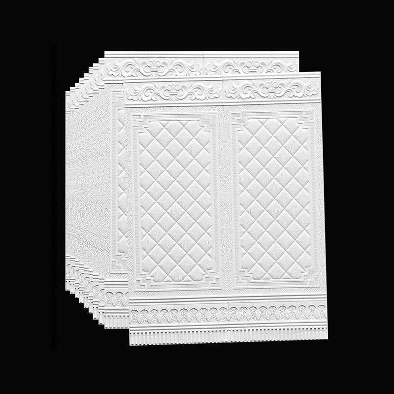 Modern 3D Wainscoting Waterproof Peel and Stick Indoor Wallboard