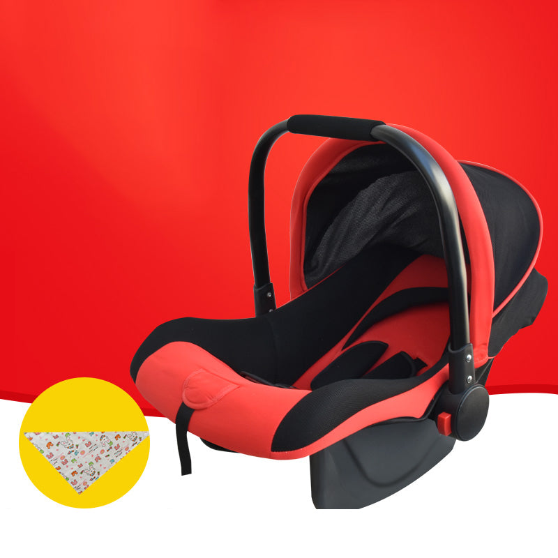Portable Rectangle Crib Cradle Metal Moses Basket with Upholstered for Baby