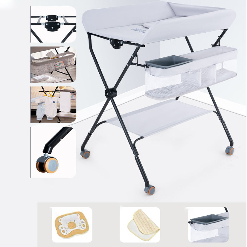 Folding Basket Baby Changing Table Portable Changing Table with Pad