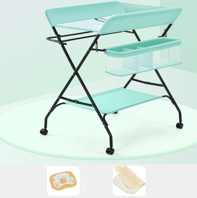 Folding Basket Baby Changing Table Portable Changing Table with Pad