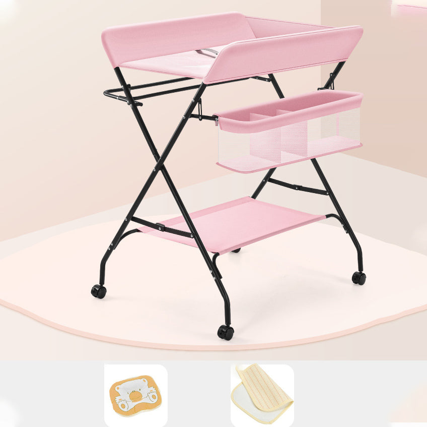 Folding Basket Baby Changing Table Portable Changing Table with Pad