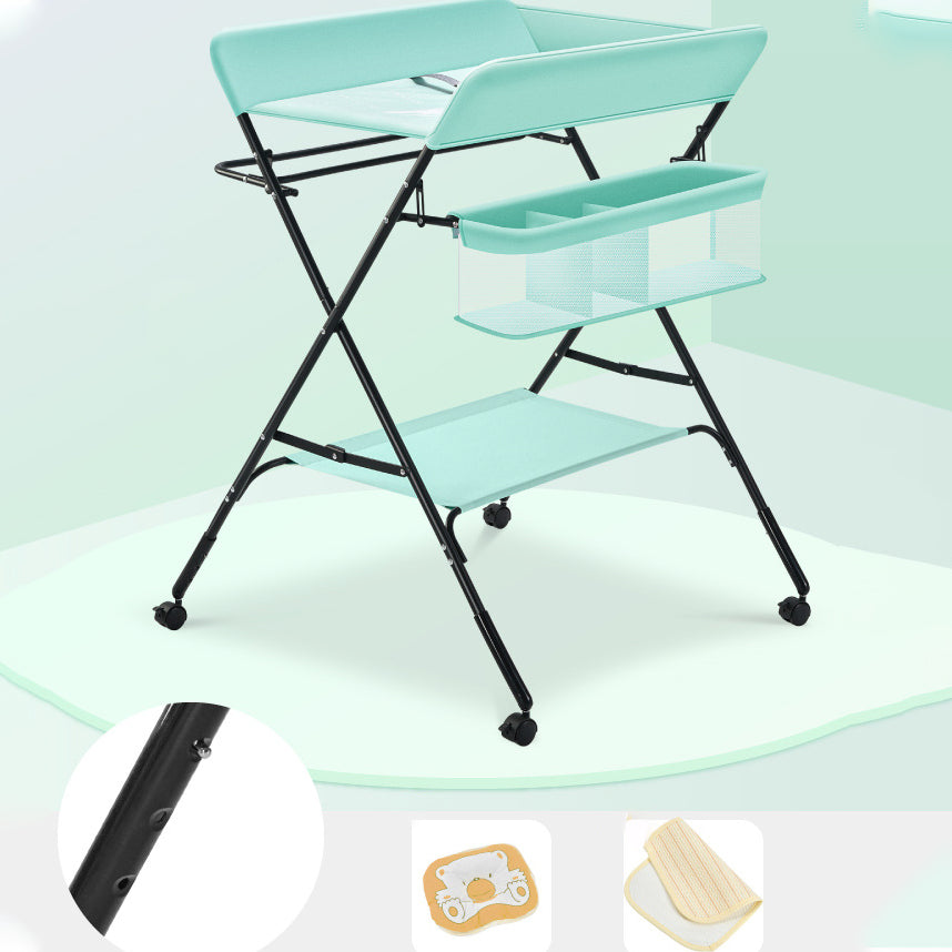 Folding Basket Baby Changing Table Portable Changing Table with Pad