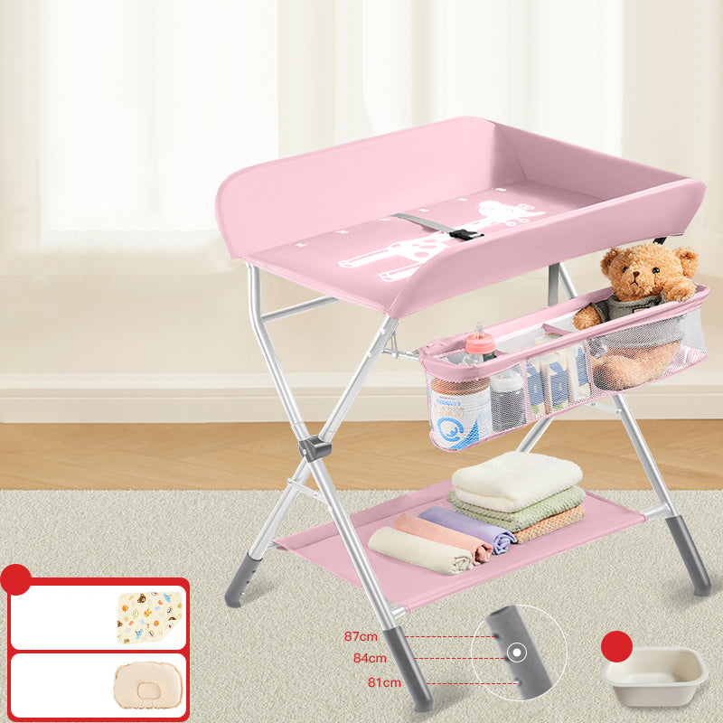 Traditional Baby Changing Table Metal Changing Pad 2-in-1 Changing Table