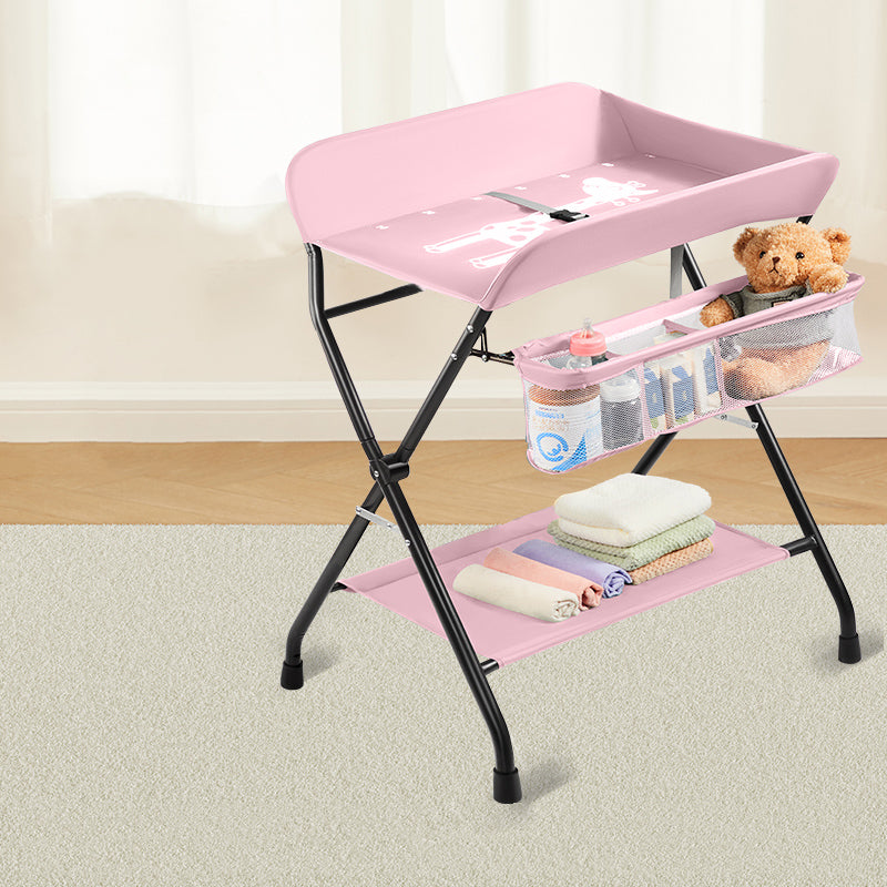 Traditional Baby Changing Table Metal Changing Pad 2-in-1 Changing Table