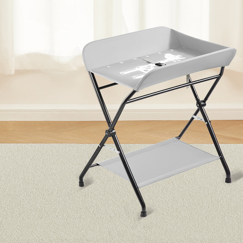 Traditional Baby Changing Table Metal Changing Pad 2-in-1 Changing Table