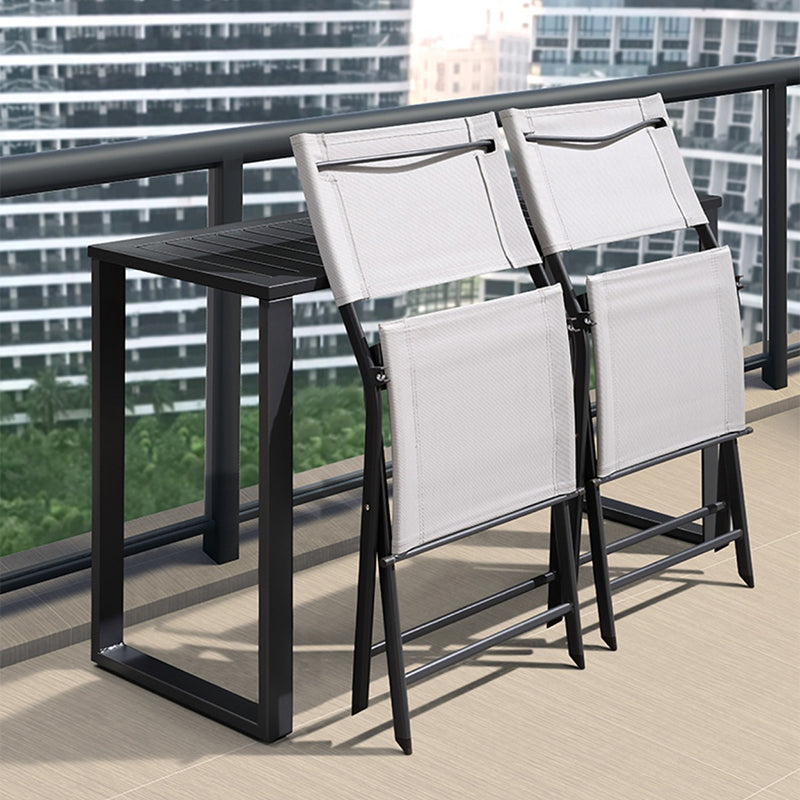 Modern Style 1/3/6 Pcs Dining Set Wood Rectangular Dining Table Set in Black