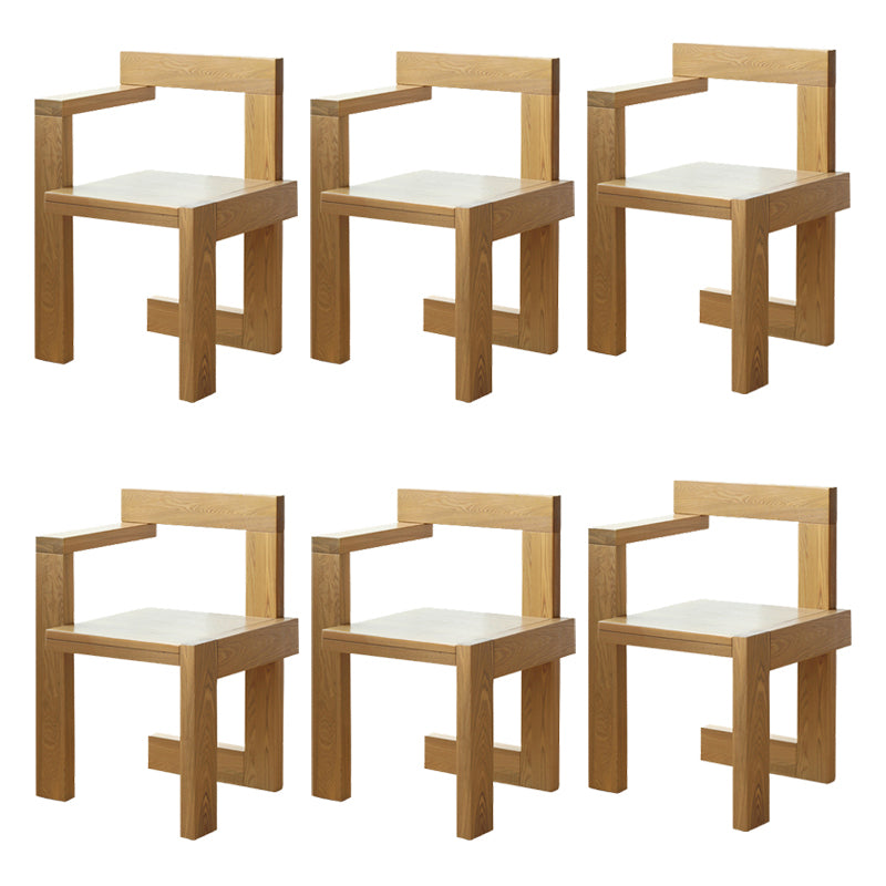 Dining Room Arm Dining Chair Home Open Back Dining Side Chair