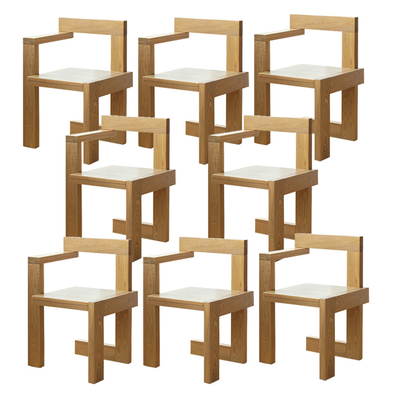 Dining Room Arm Dining Chair Home Open Back Dining Side Chair