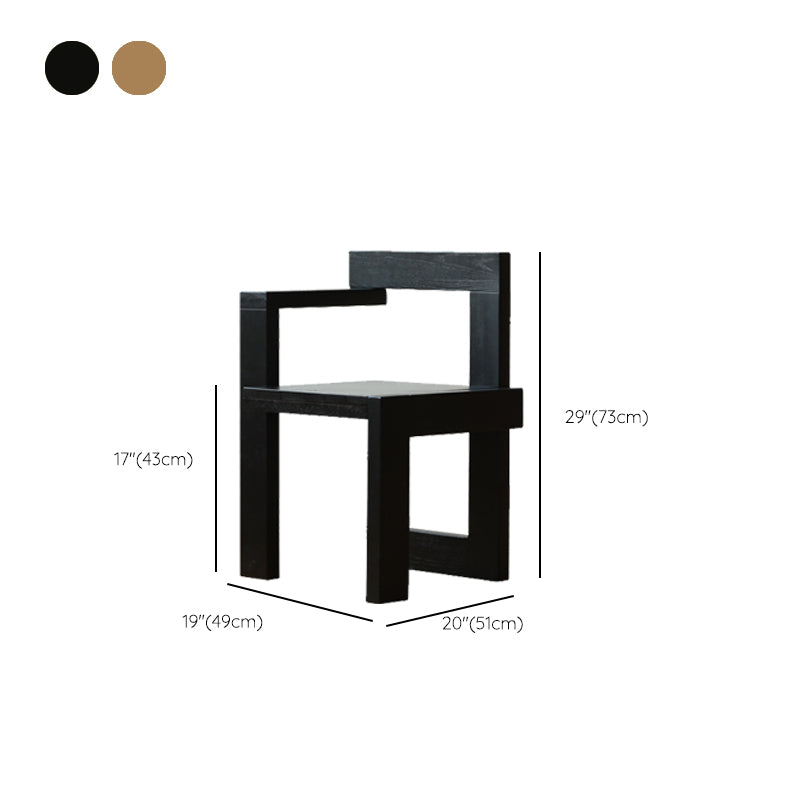 Dining Room Arm Dining Chair Home Open Back Dining Side Chair