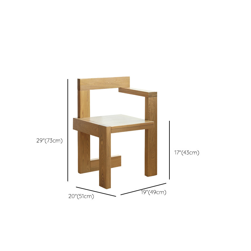 Dining Room Arm Dining Chair Home Open Back Dining Side Chair