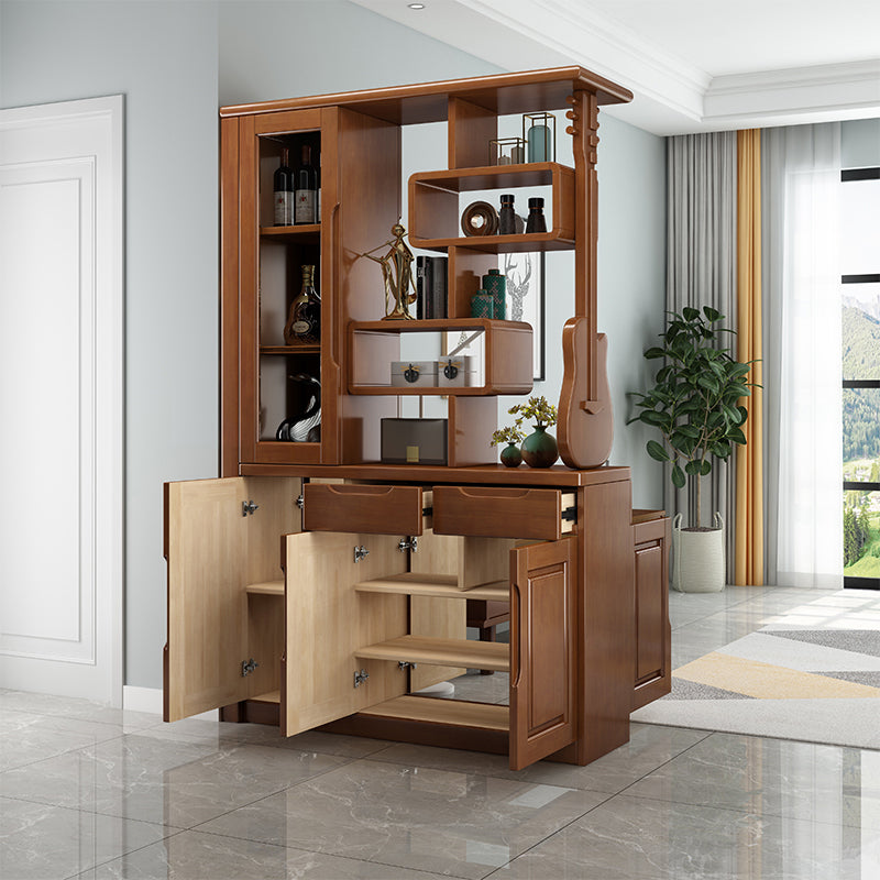 Contemporary 14.96" Wide Cabinet Wood Accent Cabinet with Drawers