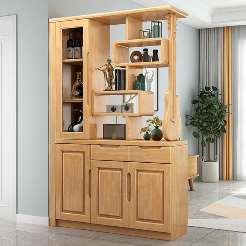 Contemporary 14.96" Wide Cabinet Wood Accent Cabinet with Drawers