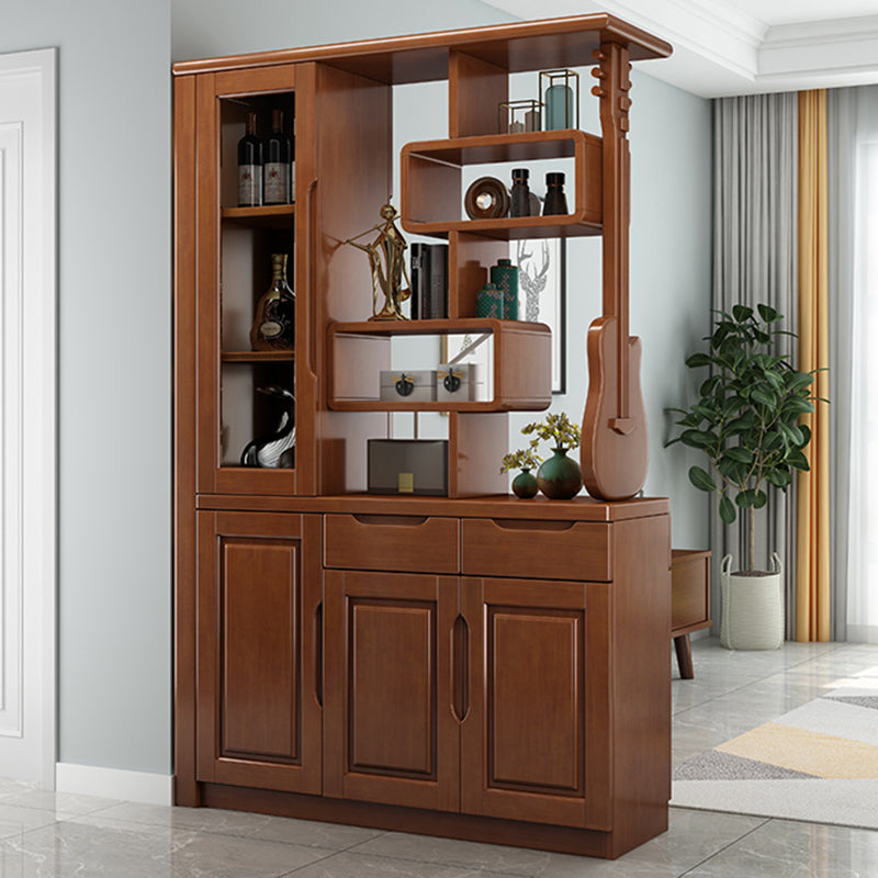 Contemporary 14.96" Wide Cabinet Wood Accent Cabinet with Drawers