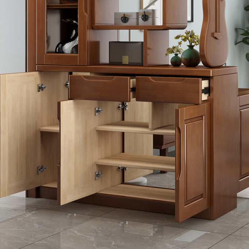 Contemporary 14.96" Wide Cabinet Wood Accent Cabinet with Drawers