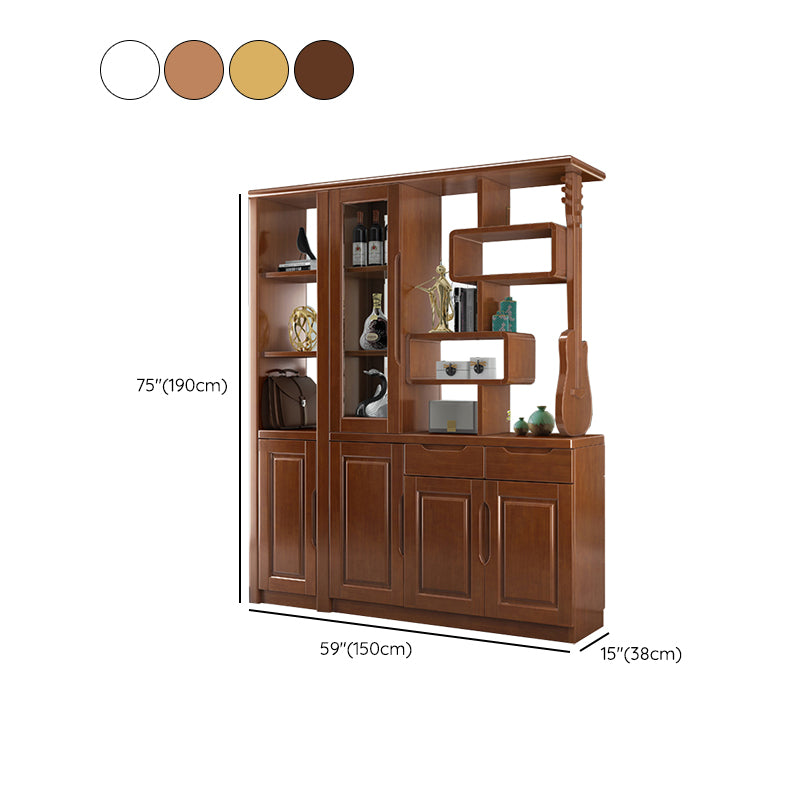 Contemporary 14.96" Wide Cabinet Wood Accent Cabinet with Drawers