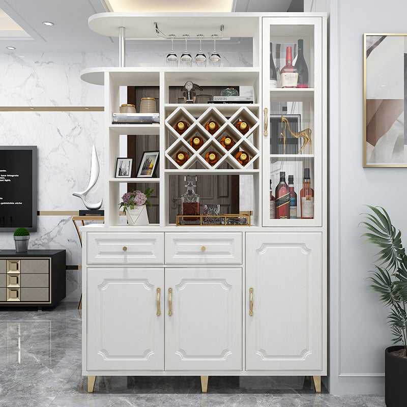 Modern 78.74" H Cabinet with Door Wooden Accent Cabinet with Drawer