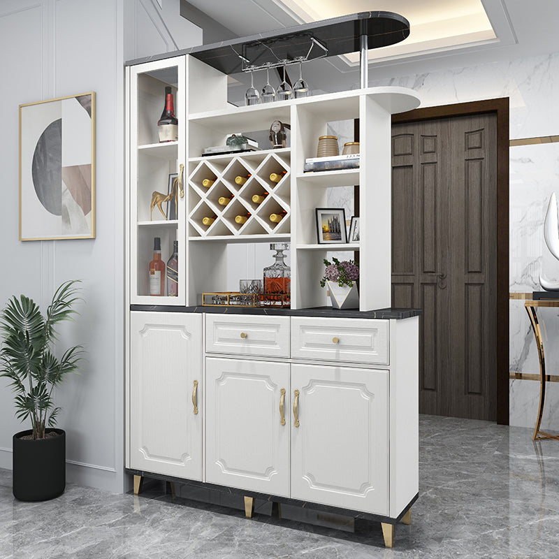 Modern 78.74" H Cabinet with Door Wooden Accent Cabinet with Drawer