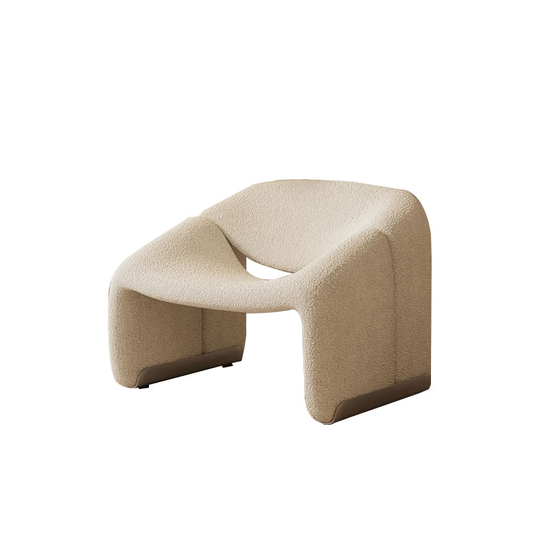 Scandinavian Seating White Cushions Standard Recessed Arm Living Room Sofa
