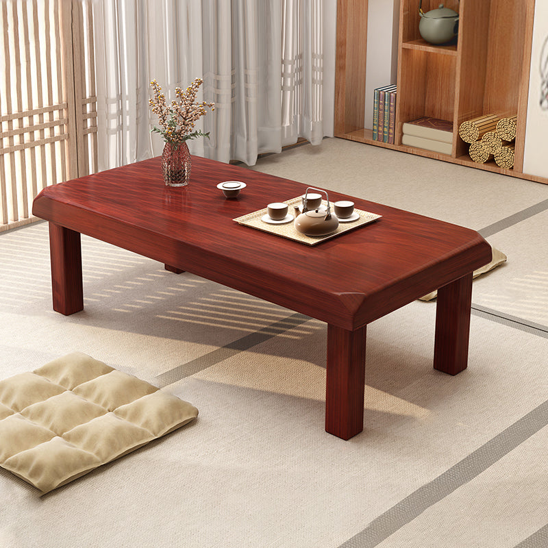 Simplicity Rectangle Wood Coffee Table Contemporary Single Coffee Table
