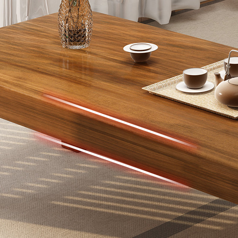 Simplicity Rectangle Wood Coffee Table Contemporary Single Coffee Table