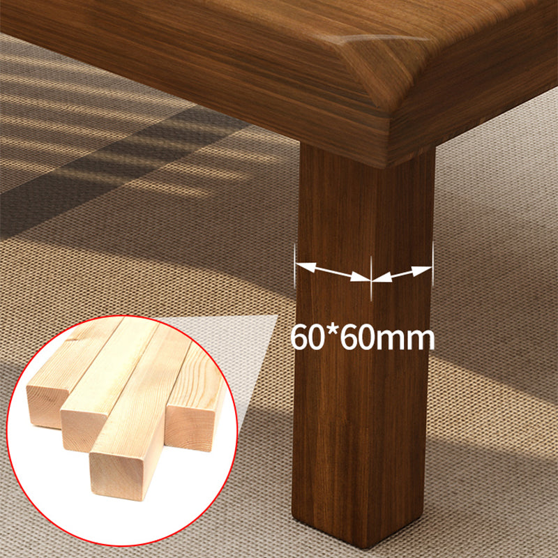 Simplicity Rectangle Wood Coffee Table Contemporary Single Coffee Table