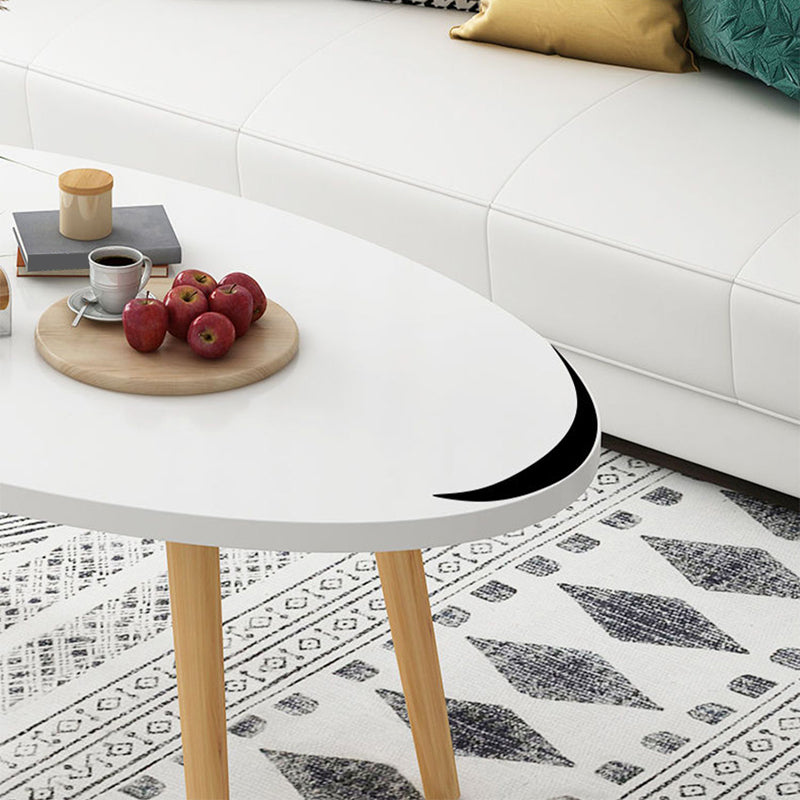 Country Farmhouse Coffee Table Folding Wooden Coffee Cocktail Table