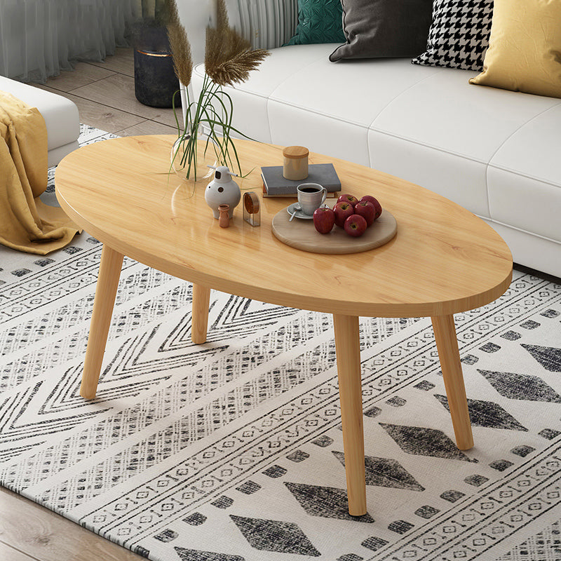 Country Farmhouse Coffee Table Folding Wooden Coffee Cocktail Table