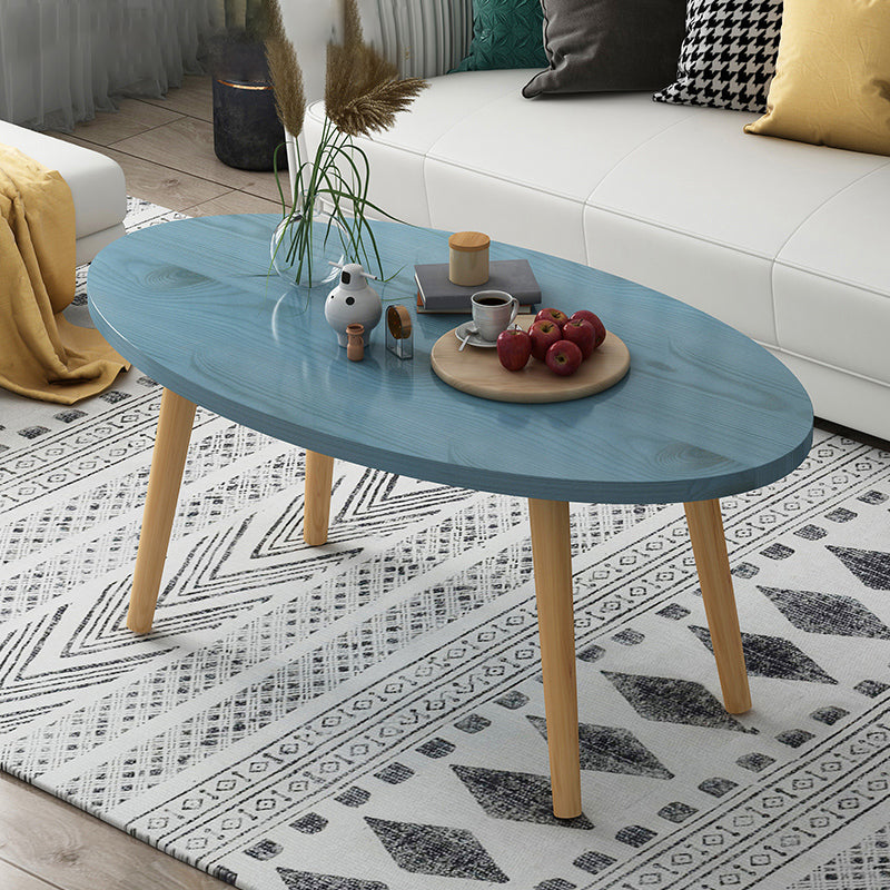 Country Farmhouse Coffee Table Folding Wooden Coffee Cocktail Table