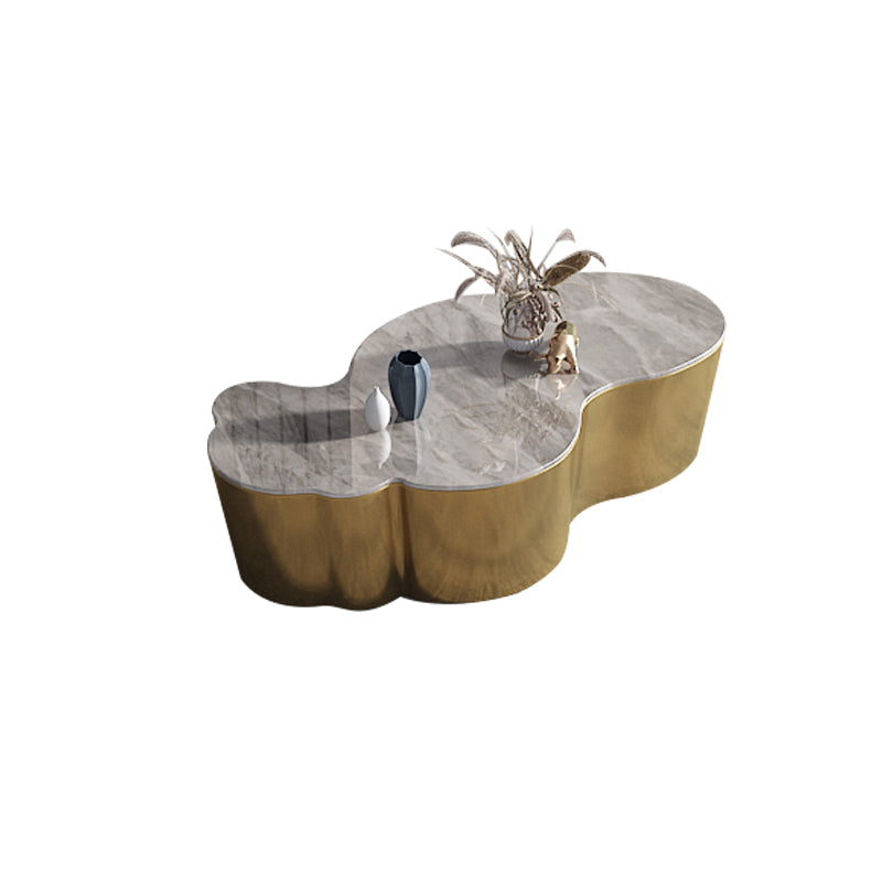 Slate Geometric Coffee Table Modern Abstract Coffee Cocktail Table