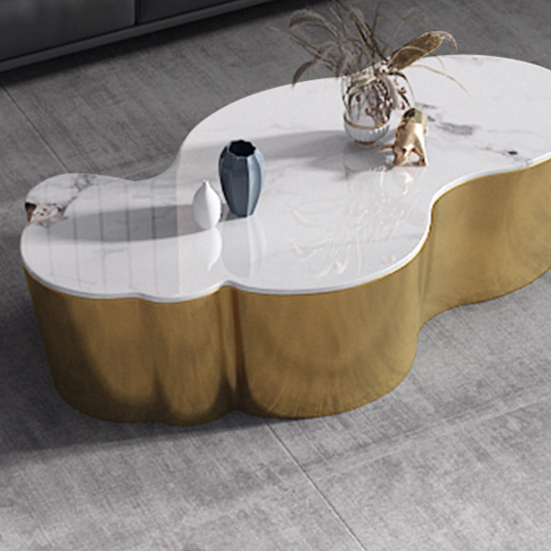 Slate Geometric Coffee Table Modern Abstract Coffee Cocktail Table