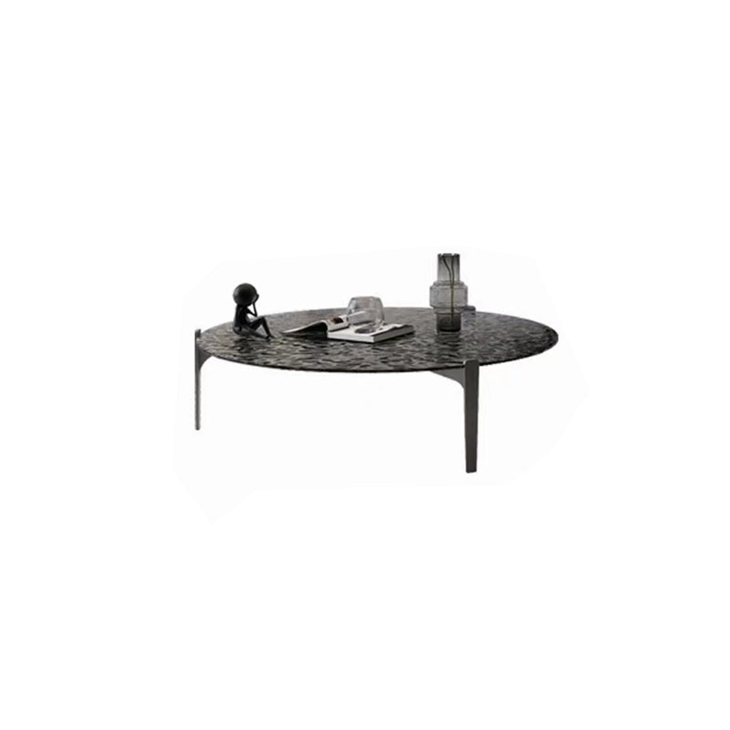 Glass Top Coffee Cocktail Table Coffee or End Table with 3 Legs