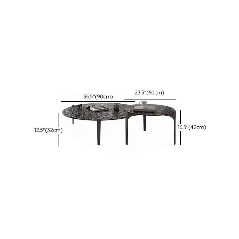Glass Top Coffee Cocktail Table Coffee or End Table with 3 Legs