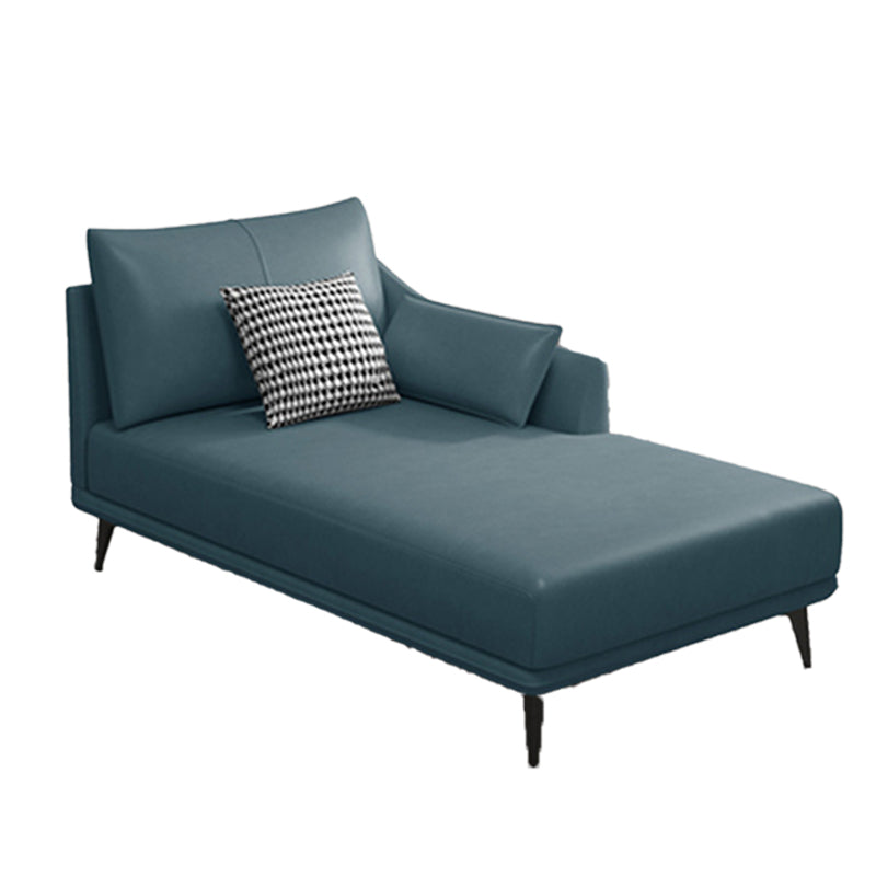 Modern Chaise Lounge Couch One Armed Chaise Lounge with Pillows