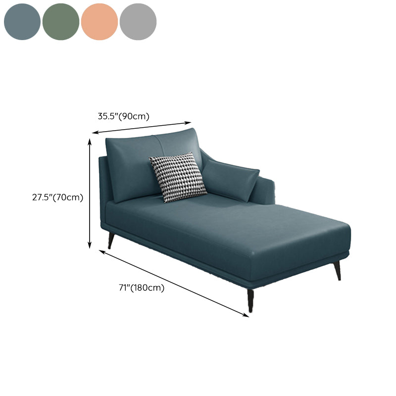 Modern Chaise Lounge Couch One Armed Chaise Lounge with Pillows