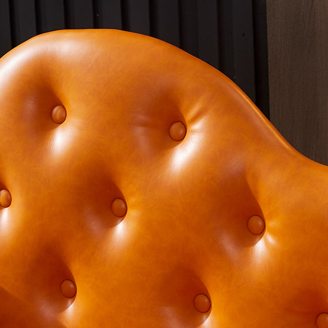 Modern Chaise Lounge Faux Leather Chaise Lounge Couch for Bedroom