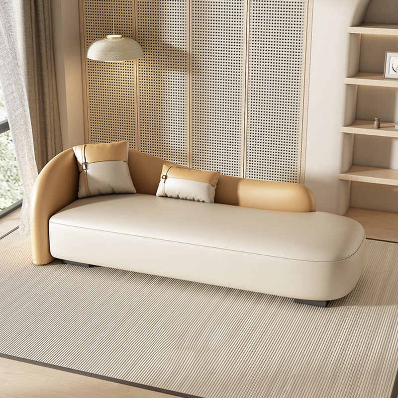 Scandinavian Upholstered Chaise Lounge Couch Leather Chaise Lounge Chair