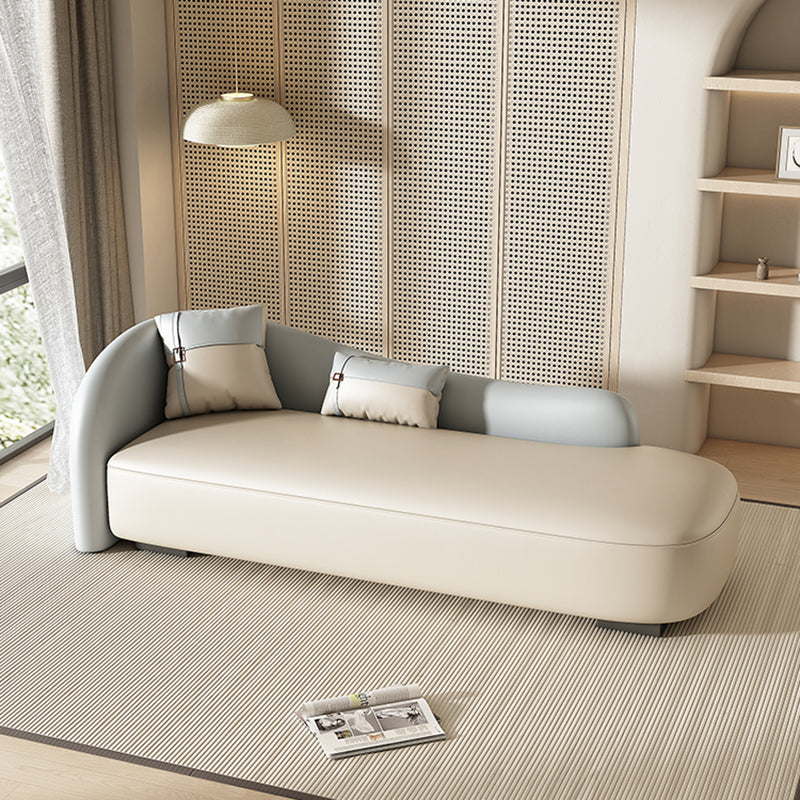Scandinavian Upholstered Chaise Lounge Couch Leather Chaise Lounge Chair