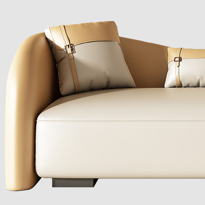 Scandinavian Upholstered Chaise Lounge Couch Leather Chaise Lounge Chair