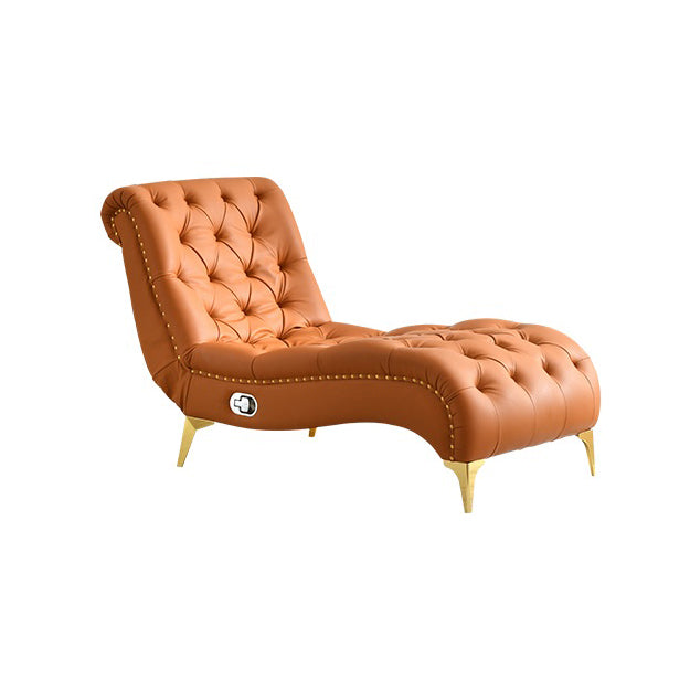Modern Upholstered Chaise Lounge Couch Armless Chaise Lounge Chair