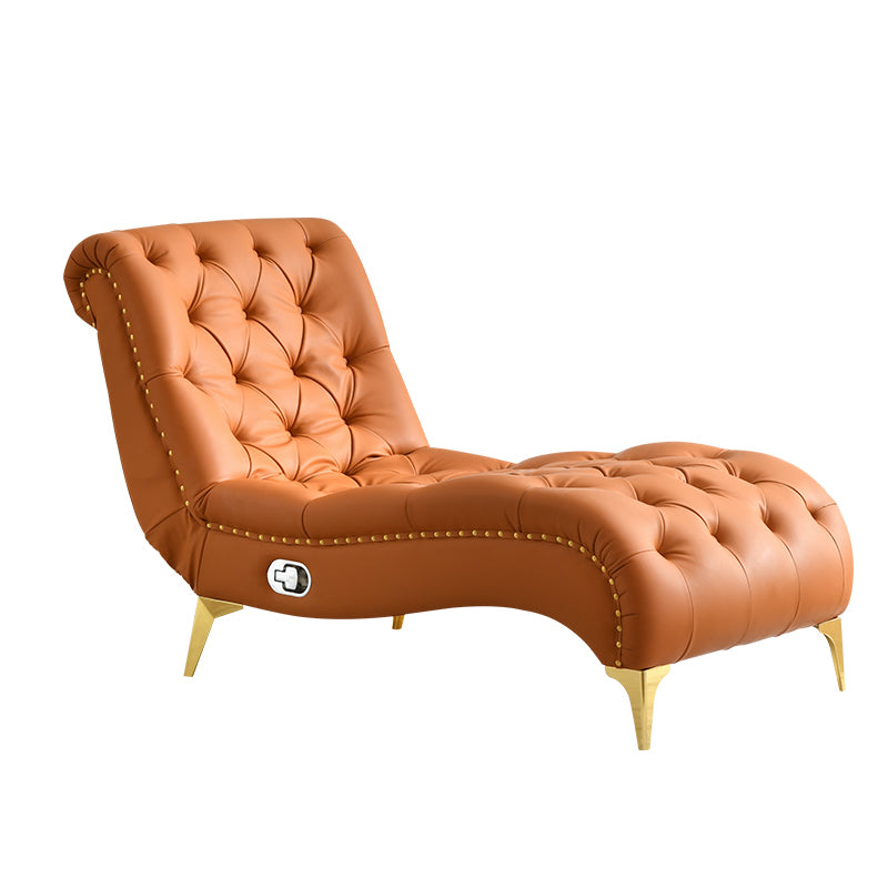 Modern Upholstered Chaise Lounge Couch Armless Chaise Lounge Chair