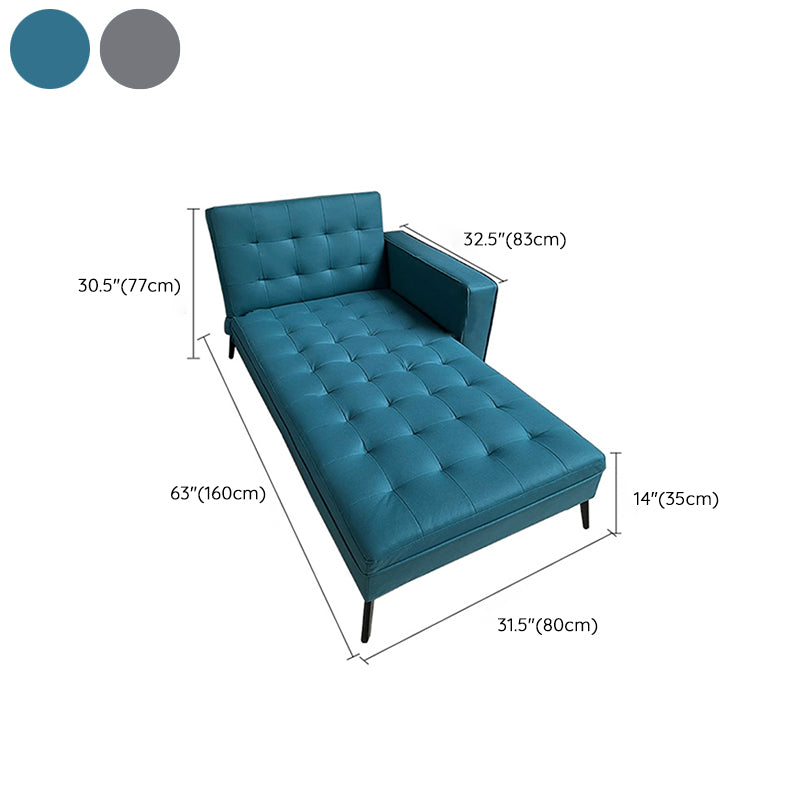 Modern Chaise Lounge Adjustable Chaise Lounge Couch  with Legs