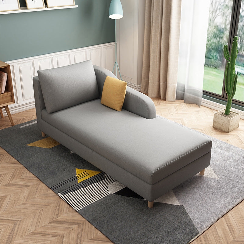 Scandinavian Chaise Lounge Chair One Armed Chaise for Living Room