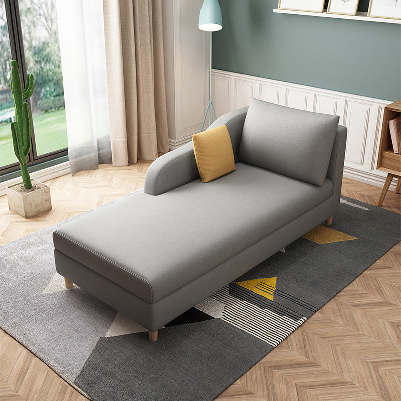 Scandinavian Chaise Lounge Chair One Armed Chaise for Living Room