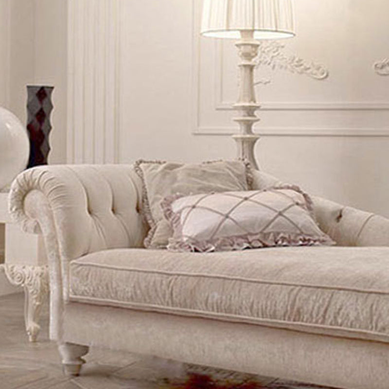 Scandinavian Upholstered Chaise Lounge Couch Fabric Chaise Lounge Chair