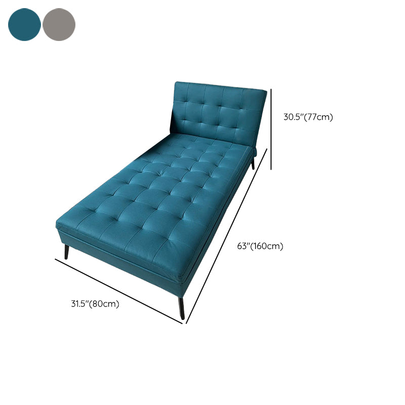 Modern Adjustable and Reclining Chaise with Pillow Standard Lounge Chair for Living Room