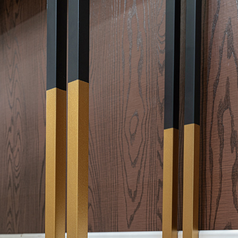 Glam Wooden Bar Dining Table Rectangle Bar Table for Cafe And Breakroom